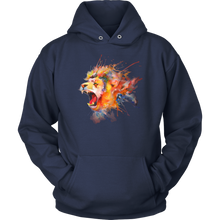 Roaring Lion [watercolor design] - Unisex Hoodie