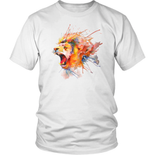 Roaring Lion [watercolor design] - District Unisex Shirt