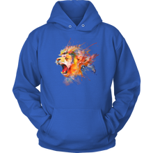Roaring Lion [watercolor design] - Unisex Hoodie