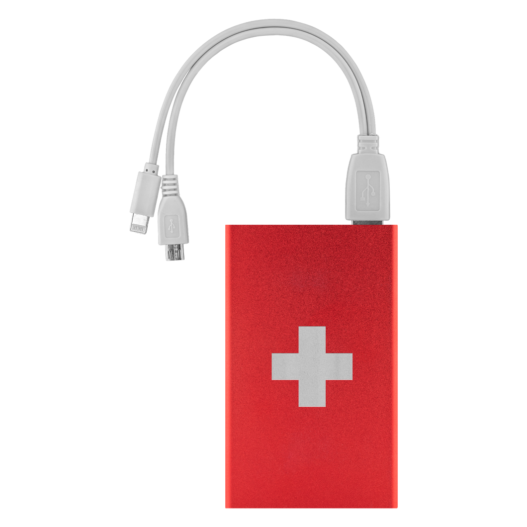 Swiss Flag Power Bank