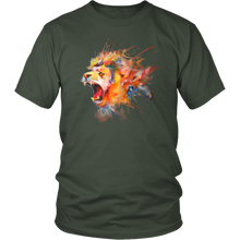 Roaring Lion [watercolor design] - District Unisex Shirt