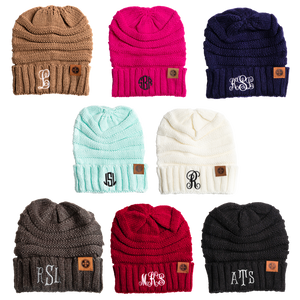 Monogram Adult Beanie