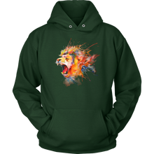 Roaring Lion [watercolor design] - Unisex Hoodie