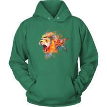 Roaring Lion [watercolor design] - Unisex Hoodie