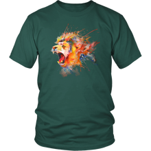 Roaring Lion [watercolor design] - District Unisex Shirt