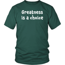 Greatness is a choice - District Unisex Shirt