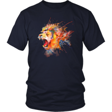 Roaring Lion [watercolor design] - District Unisex Shirt