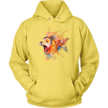 Roaring Lion [watercolor design] - Unisex Hoodie