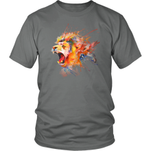 Roaring Lion [watercolor design] - District Unisex Shirt