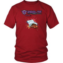 Pro-TF: Because... Chocolate [watercolor design] - District Unisex Shirt [lightweight cotton]