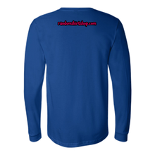 Roaring Lion [watercolor design] - Canvas Long Sleeve Shirt