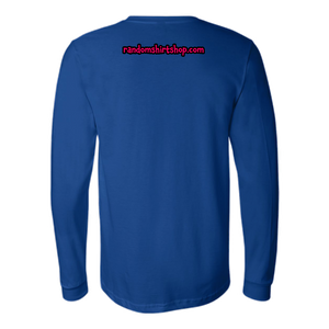 Roaring Lion [watercolor design] - Canvas Long Sleeve Shirt