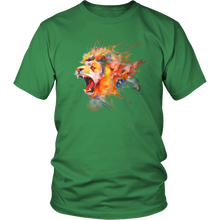 Roaring Lion [watercolor design] - District Unisex Shirt