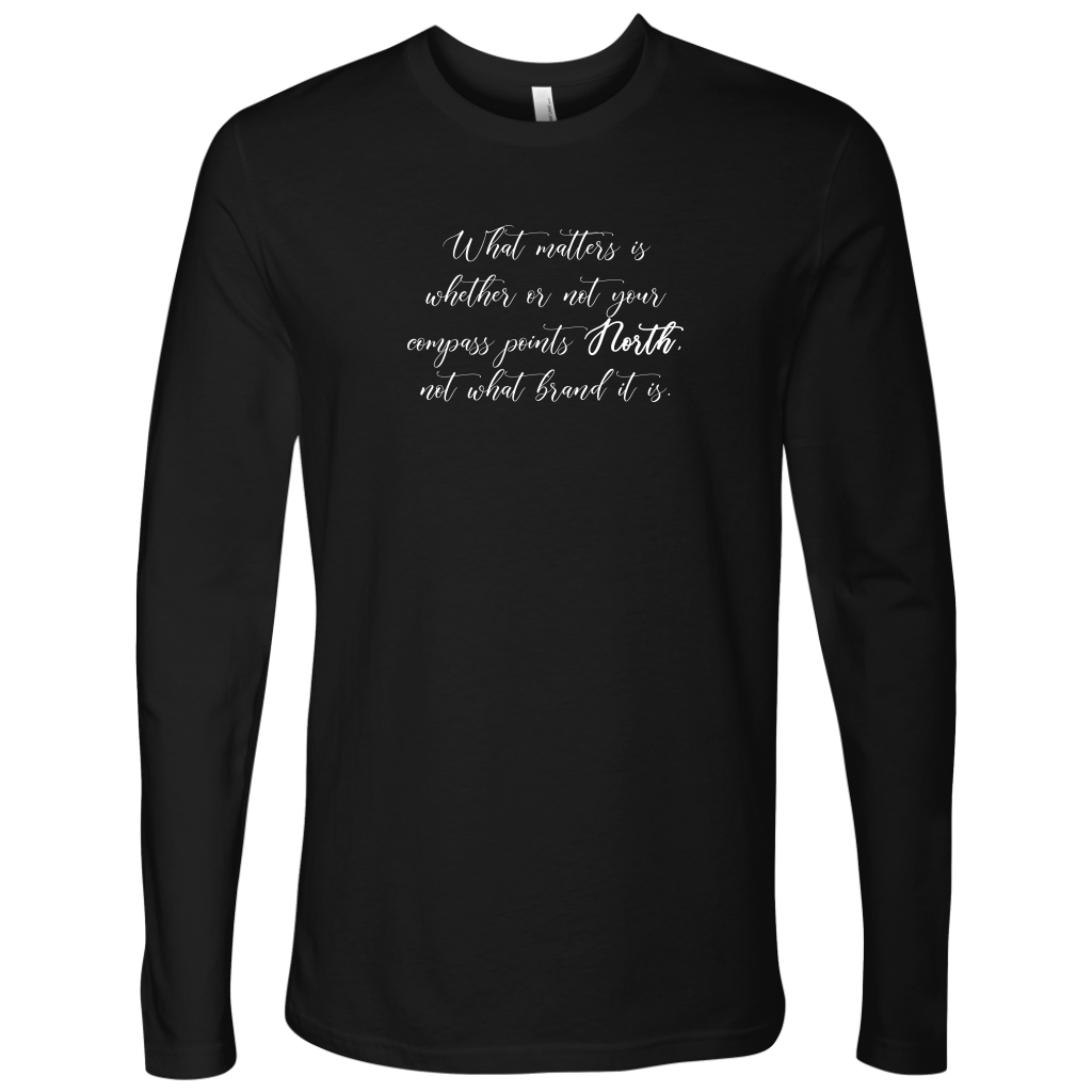 Your Compass Points North - Next Level Long Sleeve