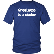 Greatness is a choice - District Unisex Shirt