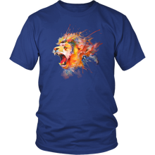 Roaring Lion [watercolor design] - District Unisex Shirt