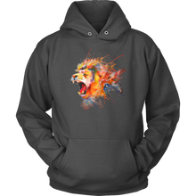 Roaring Lion [watercolor design] - Unisex Hoodie