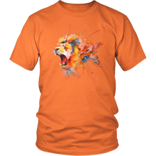 Roaring Lion [watercolor design] - District Unisex Shirt