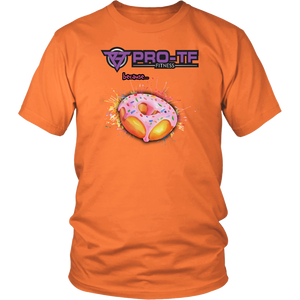 Pro-TF: Because... Donuts [watercolor design] - District Unisex Shirt [lightweight cotton]