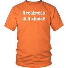 Greatness is a choice - District Unisex Shirt