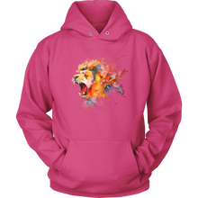 Roaring Lion [watercolor design] - Unisex Hoodie