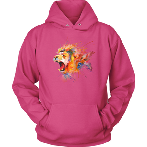 Roaring Lion [watercolor design] - Unisex Hoodie