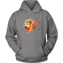 Roaring Lion [watercolor design] - Unisex Hoodie