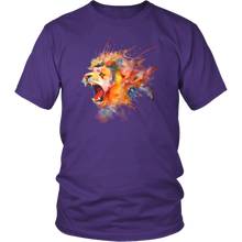 Roaring Lion [watercolor design] - District Unisex Shirt