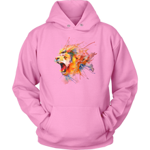 Roaring Lion [watercolor design] - Unisex Hoodie